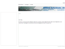 Tablet Screenshot of bossag.ch